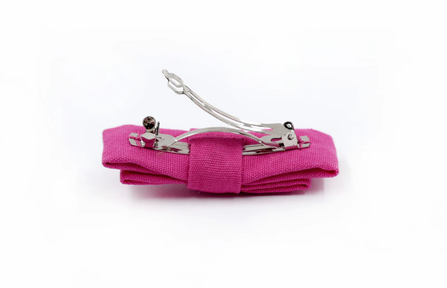 Hot Pink Canvas Bow