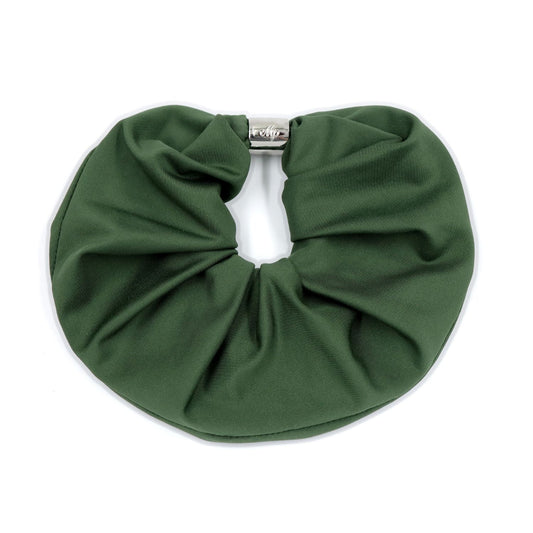 Hunter Green Oversize Scrunchie